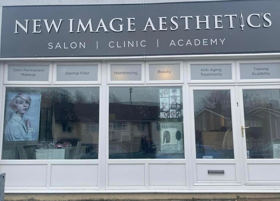 Front view of Nails by Ella salon in Waterlooville, England, GB with aesthetic signage.