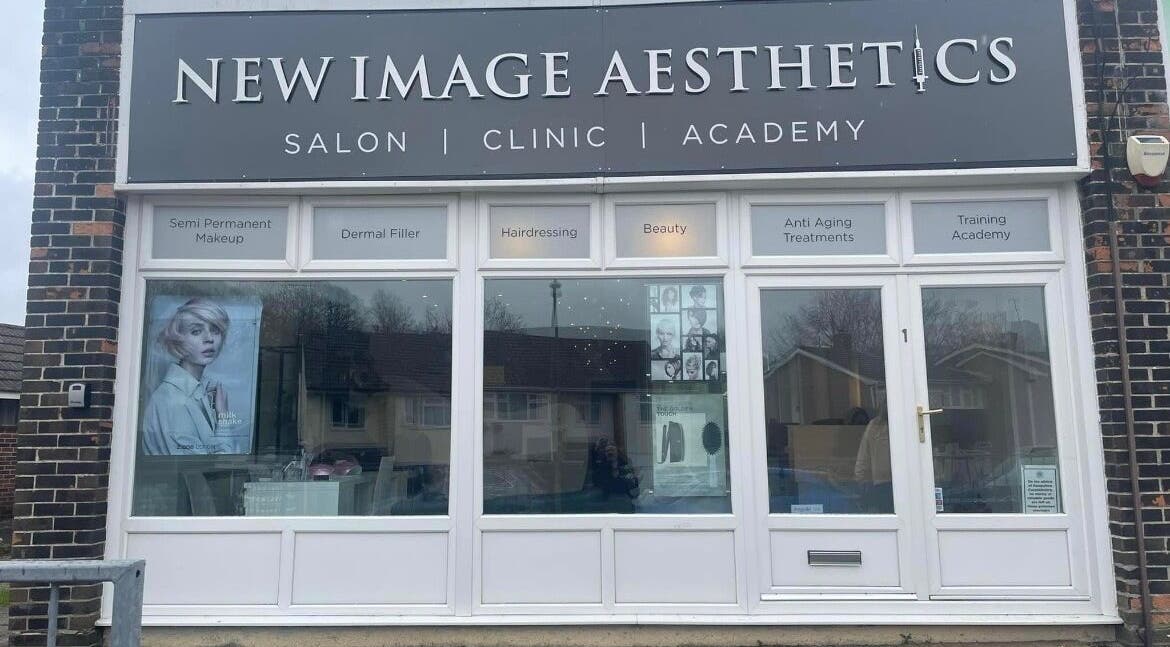 Front view of Nails by Ella salon in Waterlooville, England, GB with aesthetic signage.