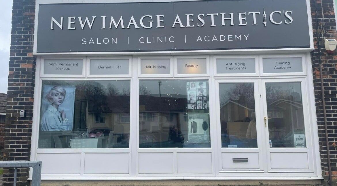 Front view of Nails by Ella salon in Waterlooville, England, GB with aesthetic signage.