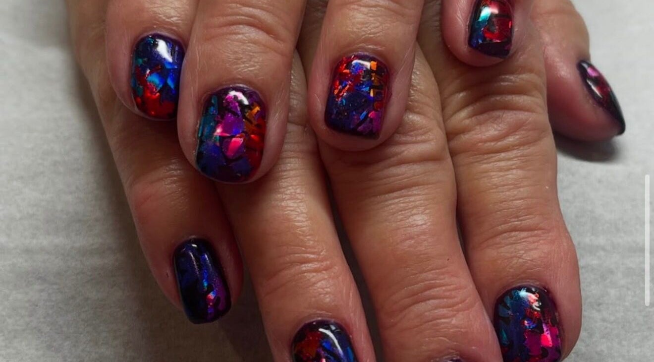 Colorful nail art by Nails by Ella in Waterlooville, England, GB showcasing vibrant colors.
