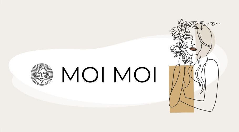 Moi Moi Paarl logo with artistic line drawing, located in Paarl, Western Cape, ZA.