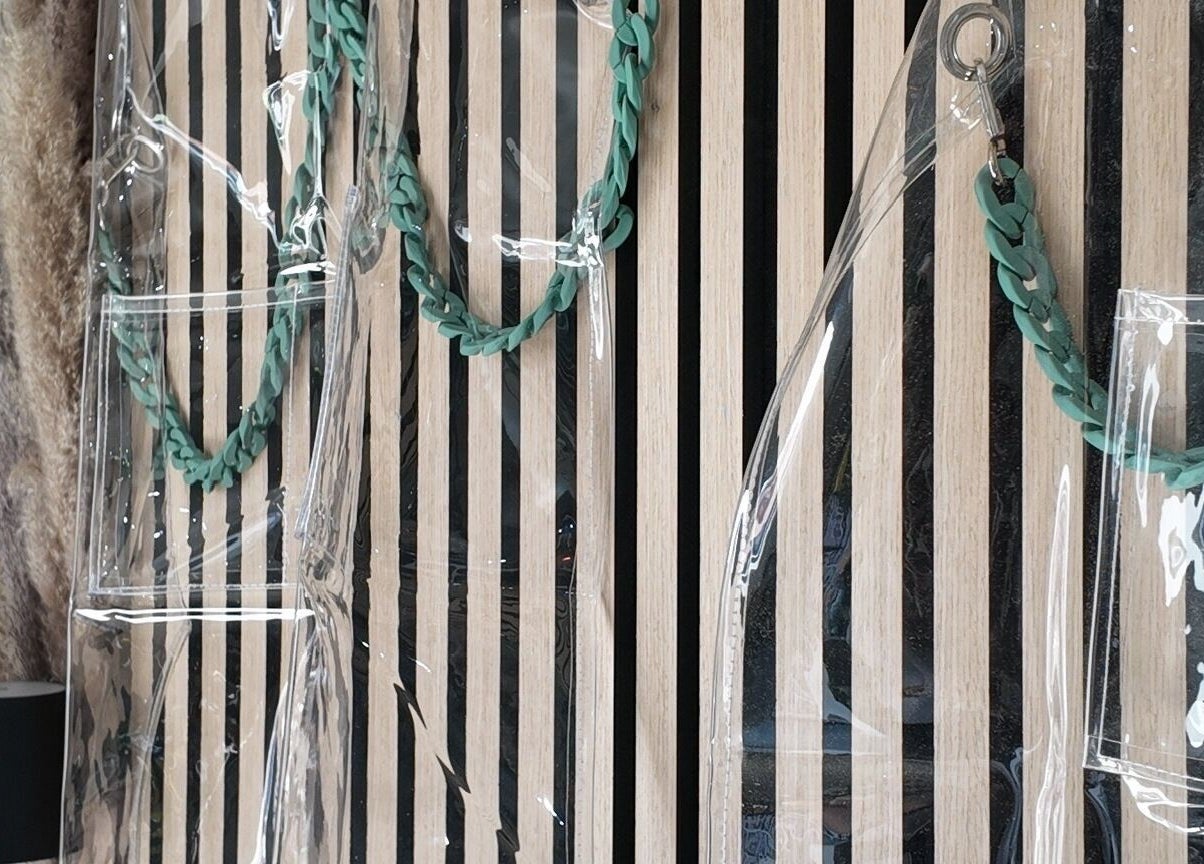 Chic decor with teal accents at Evolved Salon in Boroughbridge, England, GB.