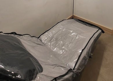 Relaxing therapy bed at CK Laser at Salon Forty Four, Eastbourne, England, GB for ultimate wellness experience.