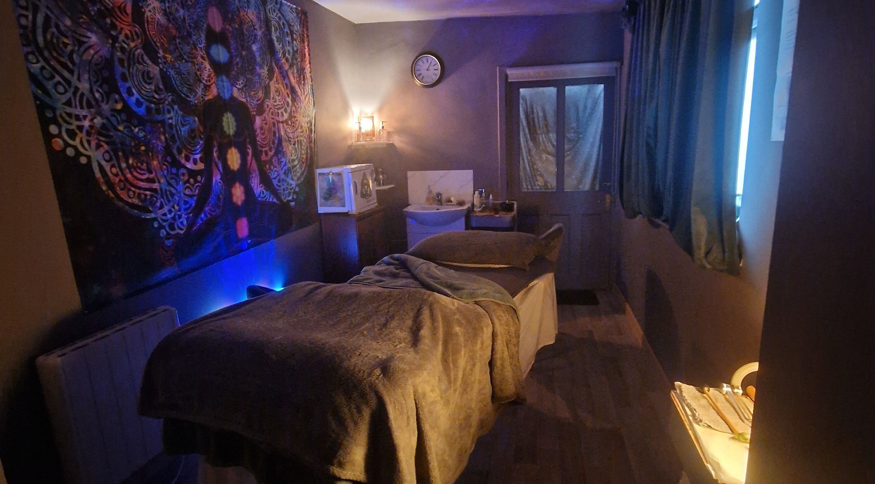 Relaxing therapy room at The Green Witches Doneraile Well Being Hub, Doneraile, County Cork, IE.