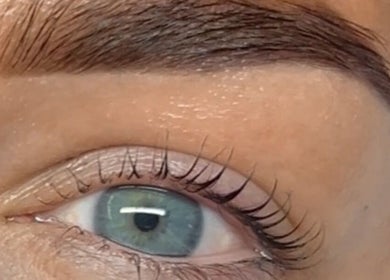 Close-up of eye showcasing lash extensions at Rebel Lashes Perth, Western Australia, Western Australia, AU.