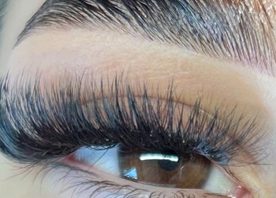 Close-up of elegant lashes from Rebel Lashes Perth in Western Australia, Western Australia, AU.