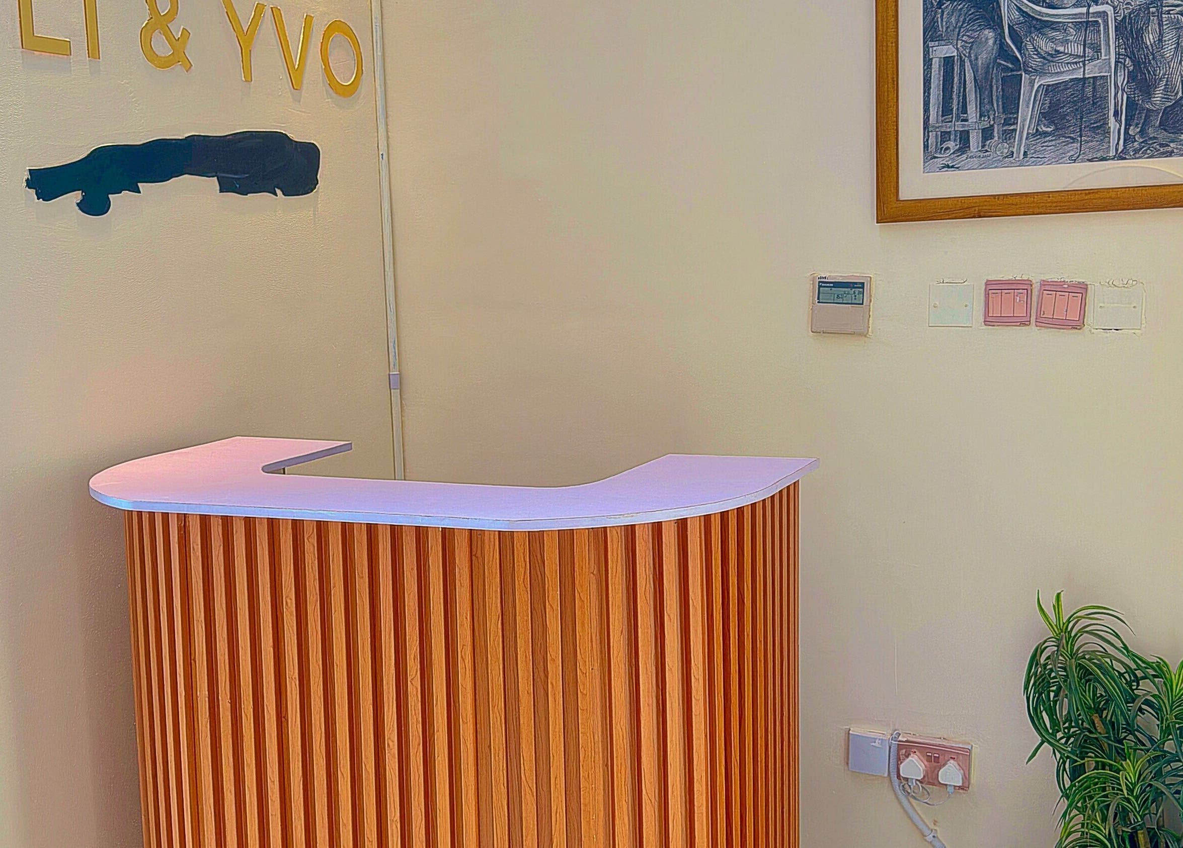 Elegant reception at O&Y Braiding Bar, Lagos, Lagos, NG, with sleek design and inviting decor.