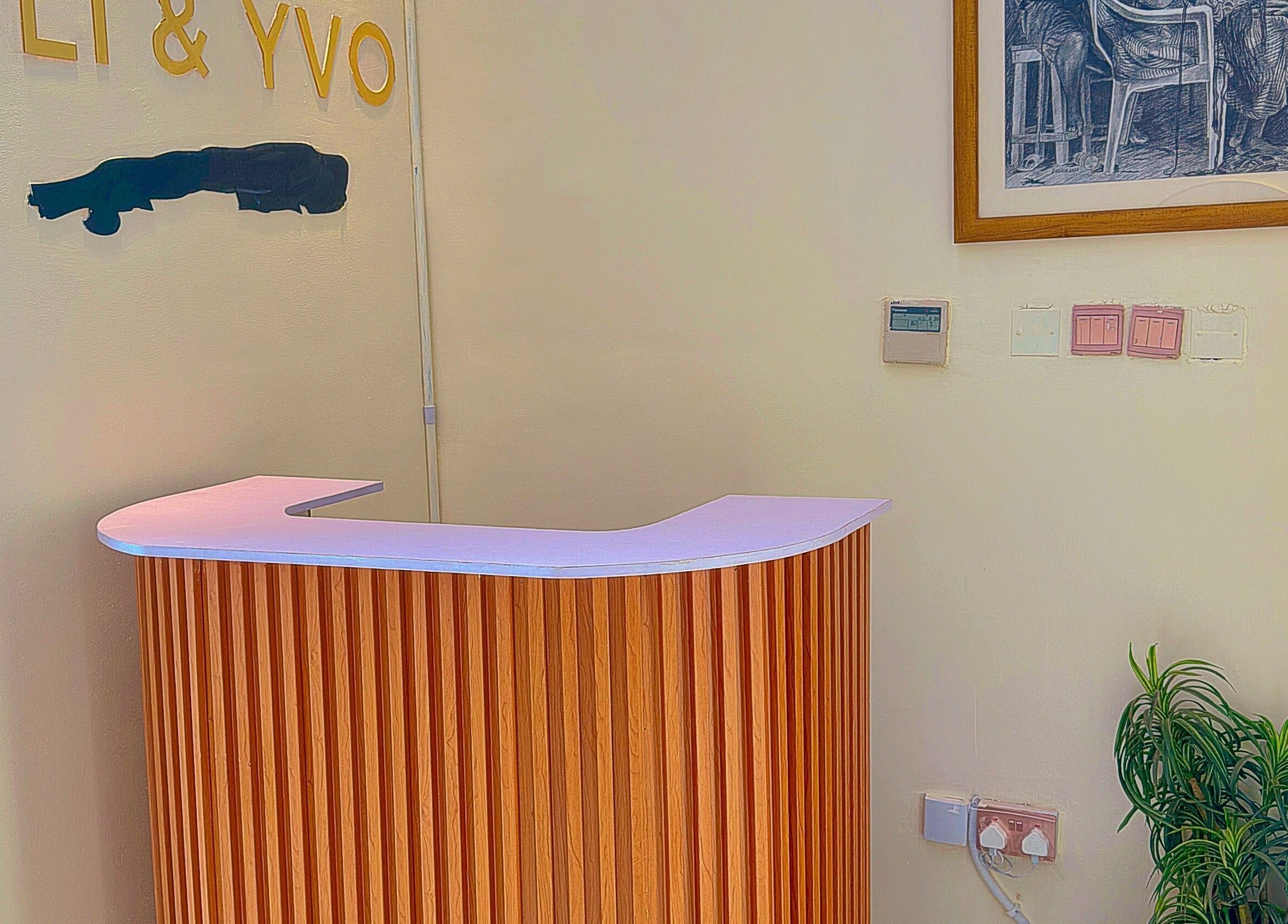 Elegant reception at O&Y Braiding Bar, Lagos, Lagos, NG, with sleek design and inviting decor.