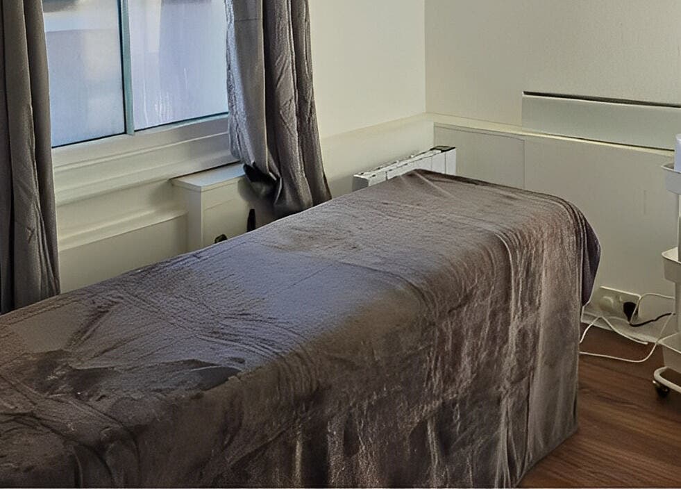 Tranquil treatment room at Hannah's Be You Beauty, Norwich, England, GB.