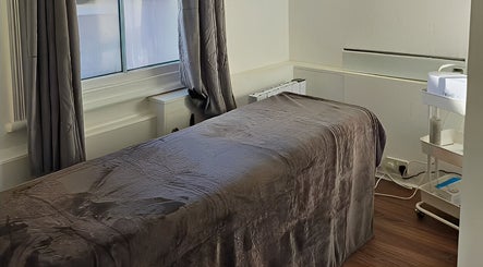 Tranquil treatment room at Hannah's Be You Beauty, Norwich, England, GB.
