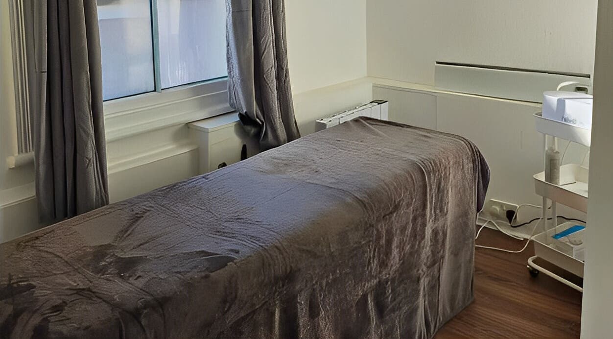 Tranquil treatment room at Hannah's Be You Beauty, Norwich, England, GB.