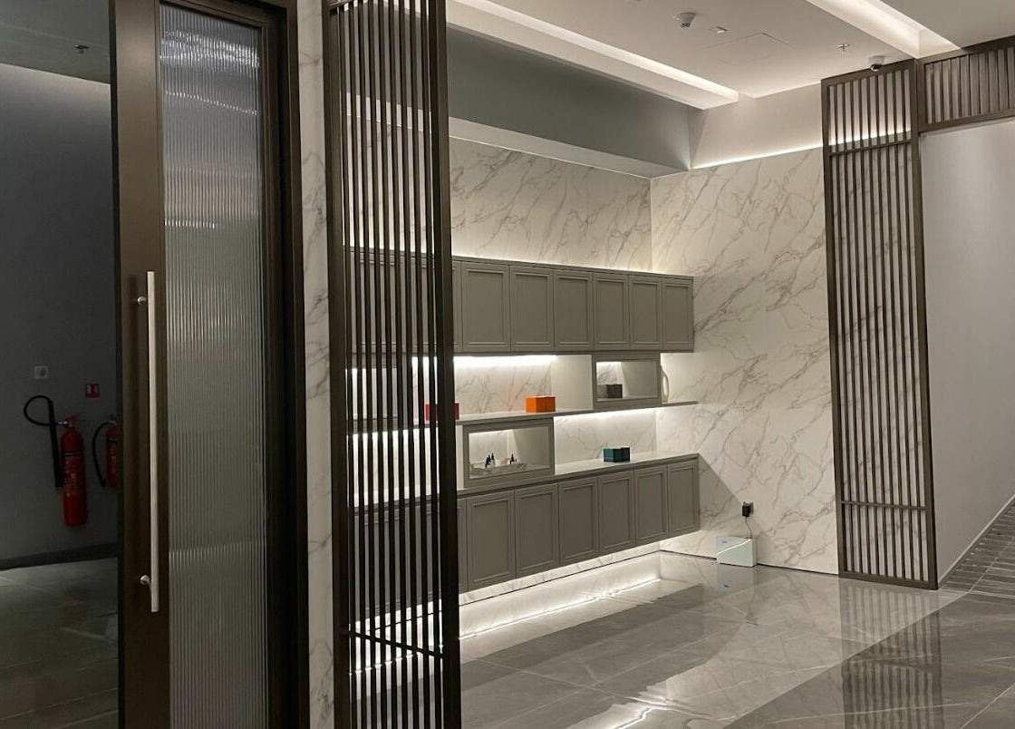 Elegant interior of Yinyang Spa - Dubai Mall showcasing modern design. Located in Dubai, Dubai, AE.