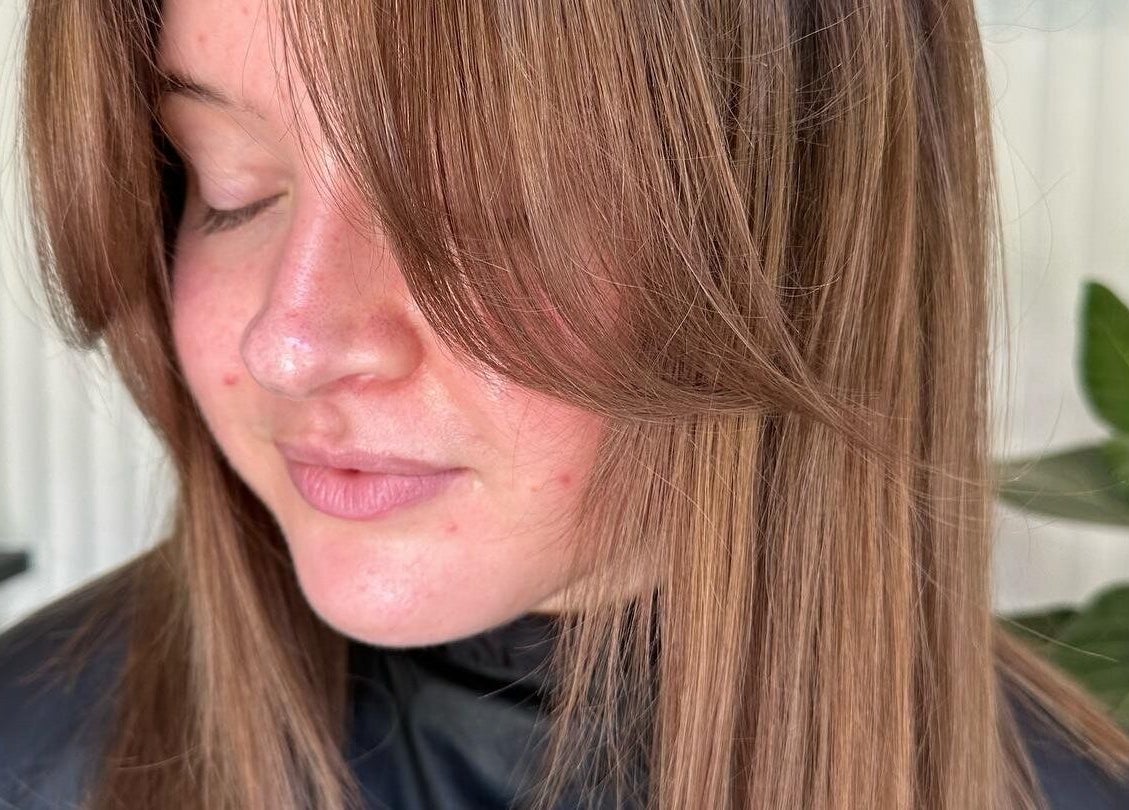 Brunette with soft layers styled at Hair by Taysha, Canberra, Australian Capital Territory, AU.