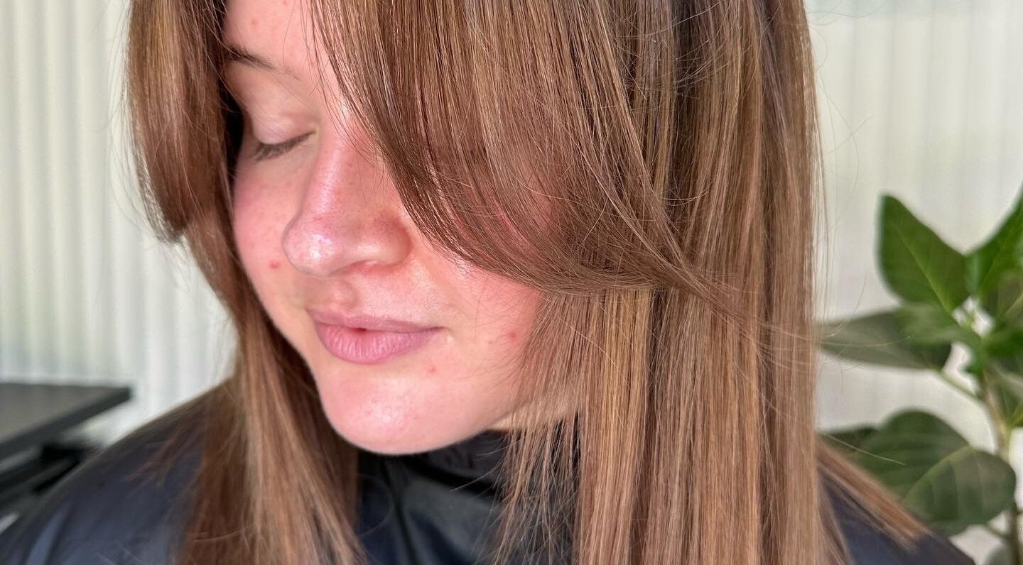 Brunette with soft layers styled at Hair by Taysha, Canberra, Australian Capital Territory, AU.