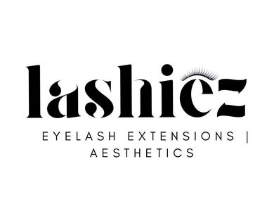 Lashiez logo featuring elegant typography for the beauty venue in Pretoria, Gauteng, ZA.