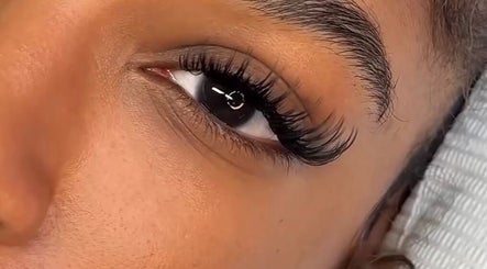 Close-up of elegant eyelashes treated at Selaro in Ottawa, Ontario, CA.