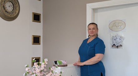 AP Beauty Therapy in Swords, County Dublin, IE. A professional greets at the door with a friendly smile.