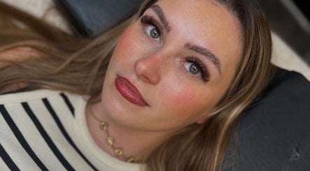 Close-up of a woman with beautifully styled eyelashes by Lashes by Georgia, Stoke-on-Trent, England, GB.