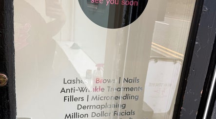 Beautesuite By Erin window display of beauty services in Dukinfield, England, GB.