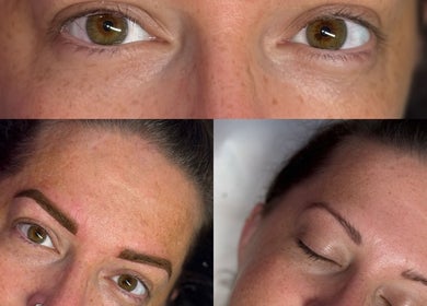 Eyebrow transformation at Patrycja Swiatczak Laser & Skin in Wonderlust Studio, Warrington, England, GB.