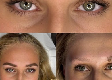 Eyebrow transformation at Patrycja Swiatczak Laser & Skin in Wonderlust Studio, Warrington, England, GB.