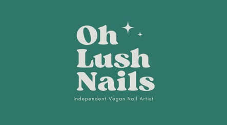 Oh Lush Nails logo, vegan nail artist in Tir-y-berth, Wales, GB.
