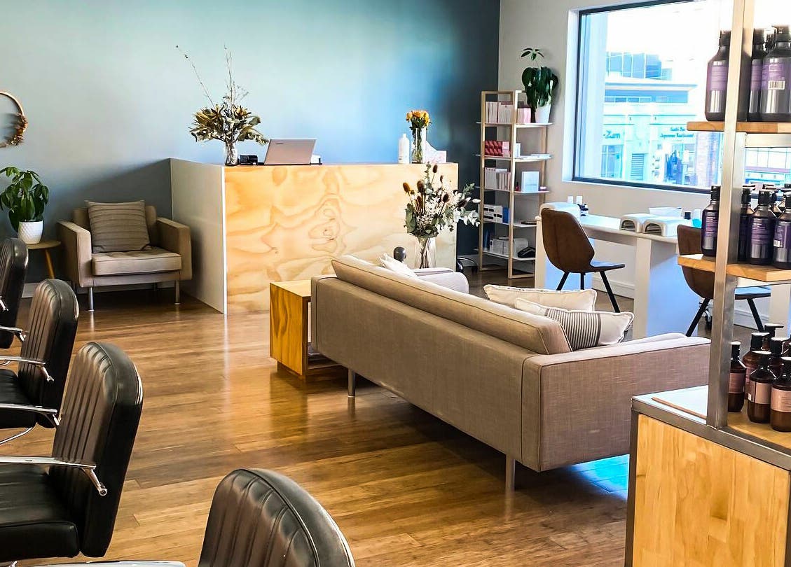 Inviting interior of Essence Skin and Body, Launceston, Tasmania, AU featuring modern decor and cozy seating.