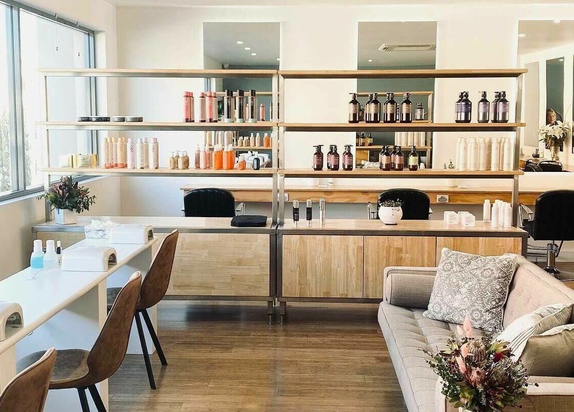 Bright, modern salon interior at Essence Skin and Body, Launceston, Tasmania, AU, featuring stylish decor.