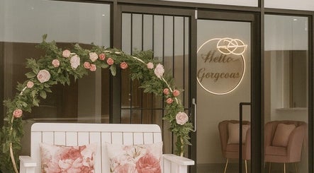 Charming floral-adorned entrance at Nice Nails and Wellness, Johannesburg, Gauteng, ZA creating a welcoming ambiance.