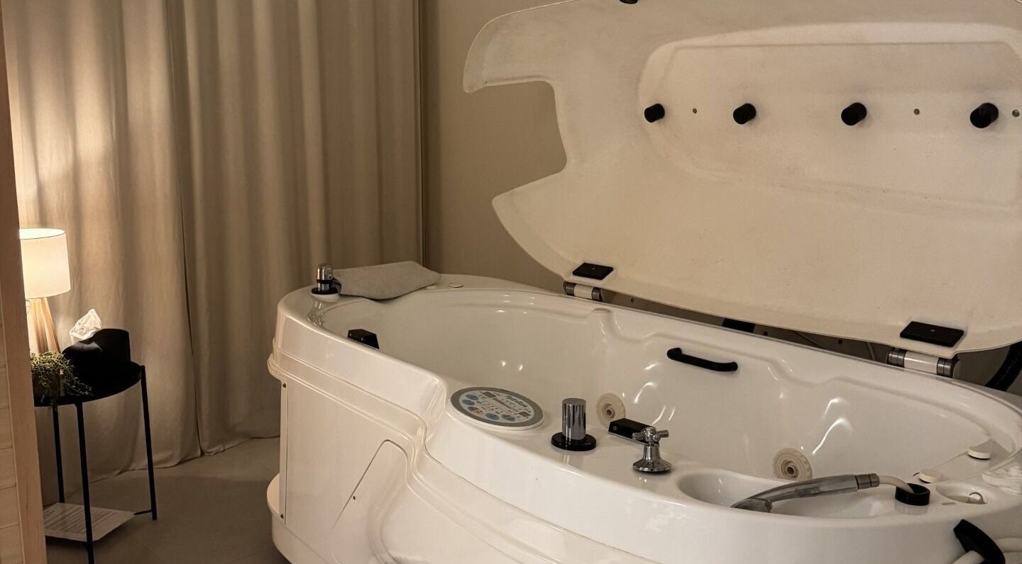 Luxury whirlpool tub at Canberra Day Spa in Canberra, Australian Capital Territory, AU offers relaxation.
