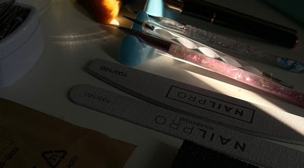 Nail tools and files at Mani by Jay, London, England, GB; enhancing beauty and wellness experiences.