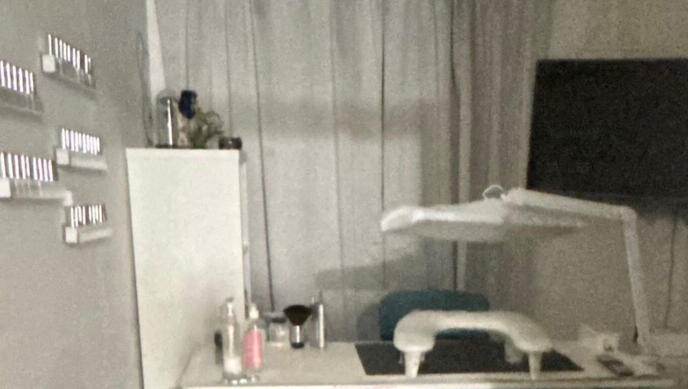 Cozy nail station at Mani by Jay in London, England, GB offering a serene beauty experience.