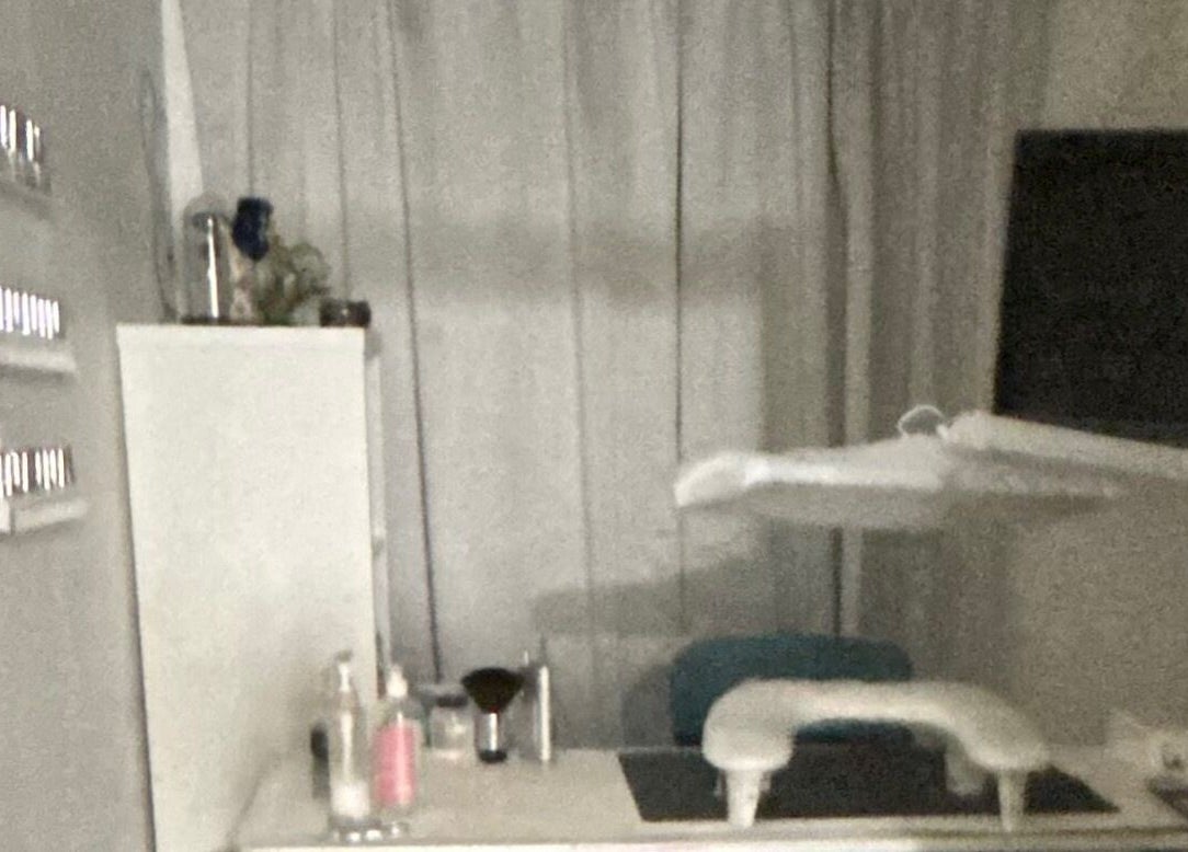 Cozy nail station at Mani by Jay in London, England, GB offering a serene beauty experience.