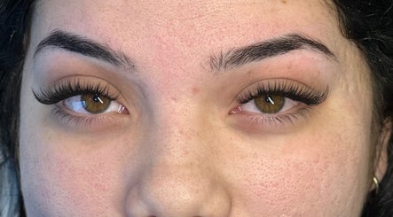 Close-up of elegant eyelash extensions by Callan J Artistry in Cape Town, Western Cape, ZA.