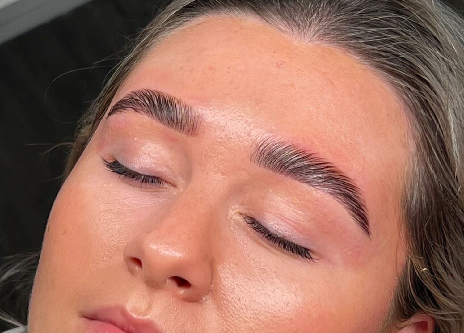 Flawlessly groomed eyebrows at Zoe Louise Beauty Bar, Toowoomba City, Queensland, AU.