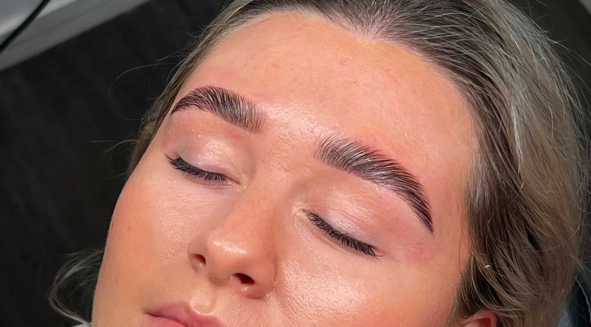 Flawlessly groomed eyebrows at Zoe Louise Beauty Bar, Toowoomba City, Queensland, AU.