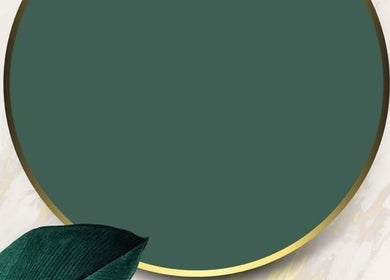 Sophisticated green and gold design at The Lash and Beauty Spa, Cape Town, Western Cape, ZA.