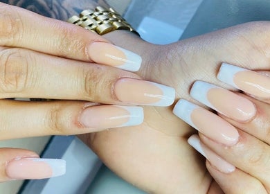 Elegant French manicure at The Lash and Beauty Spa, Cape Town, Western Cape, ZA.
