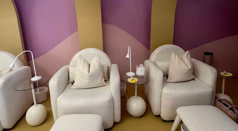 Elegant seating area at Bubble, Riyadh, Riyadh Province, SA, featuring plush chairs and modern decor.