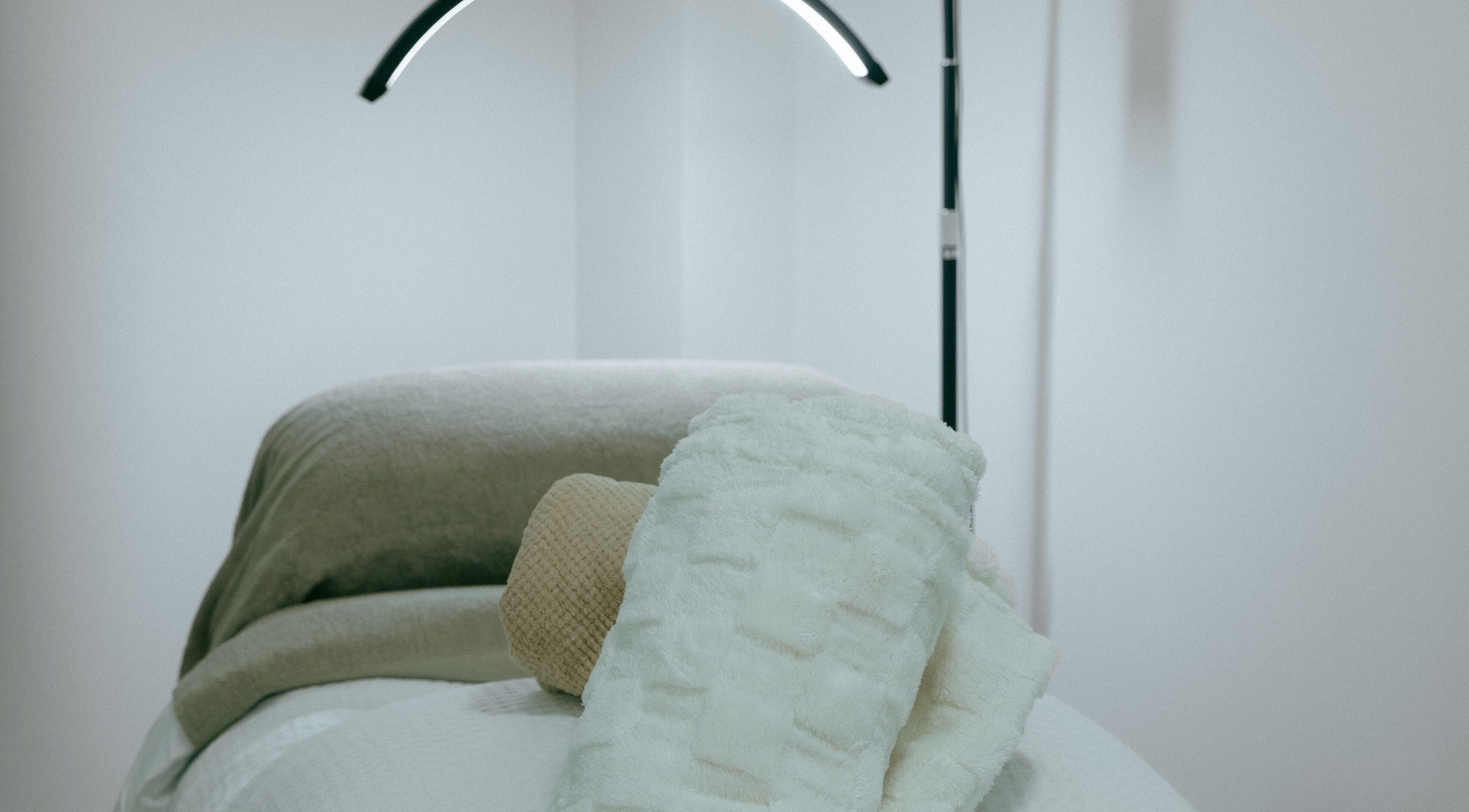 Relaxing spa bed setup at Solena Skin & Beauty, Morisset, New South Wales, AU for ultimate comfort.