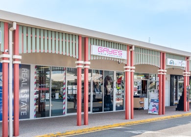 Front view of Plainland | Gaye's Hair Fashions in Plainland, Queensland, AU with colorful shopfront.