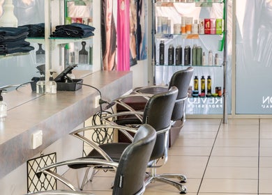 Modern salon setup at Plainland | Gaye's Hair Fashions, Plainland, Queensland, AU, featuring stylish chairs and products.