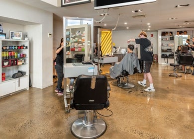 Riverlink - Gaye's Hair Fashions bustling salon interior in North Ipswich, Queensland, AU.