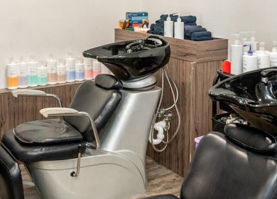 Modern shampoo station at Riverlink - Gaye's Hair Fashions in North Ipswich, Queensland, AU.