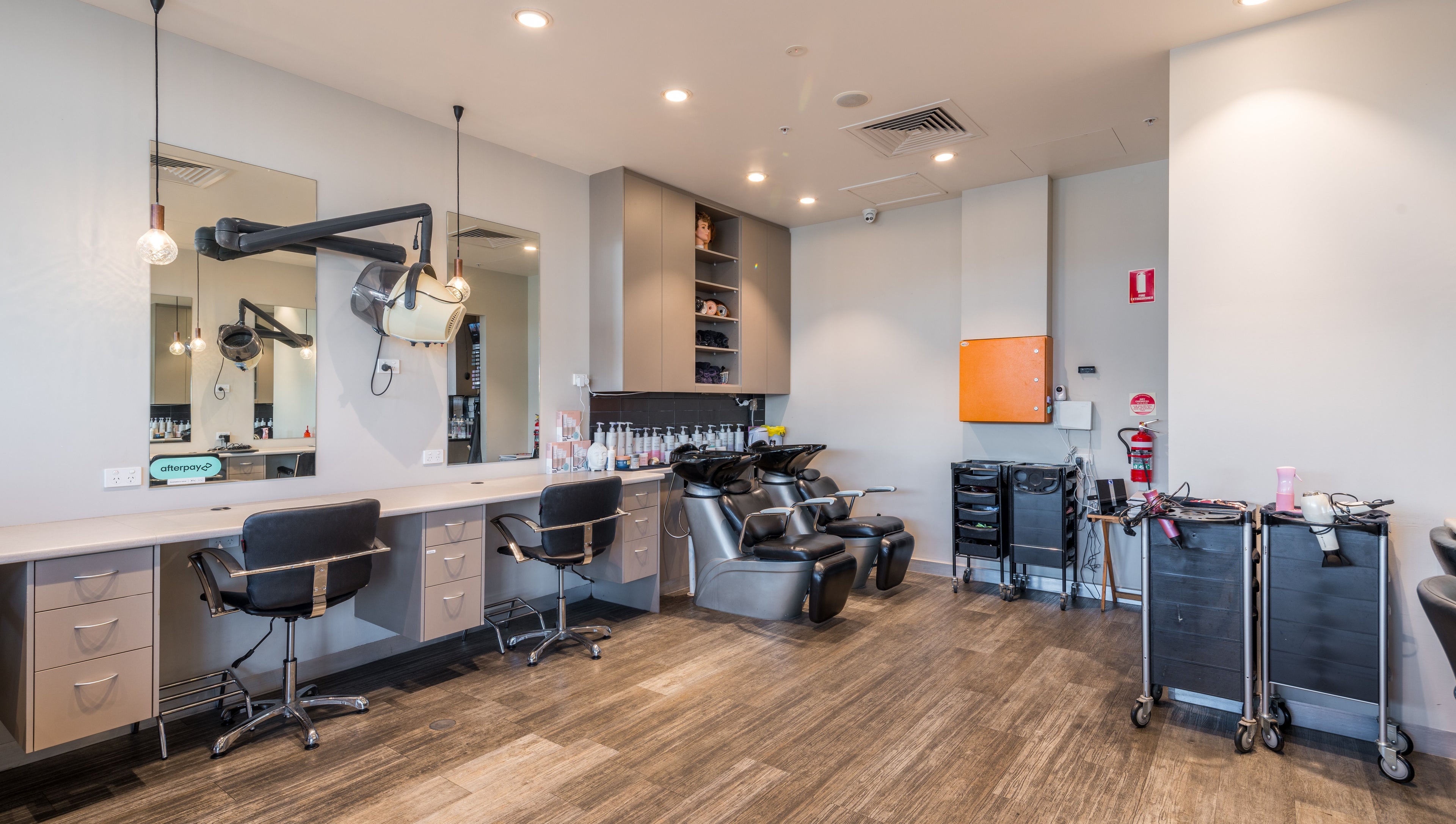 Modern salon interior at Redbank Plains - Gaye's Hair Fashions, located in Redbank Plains, Queensland, AU.