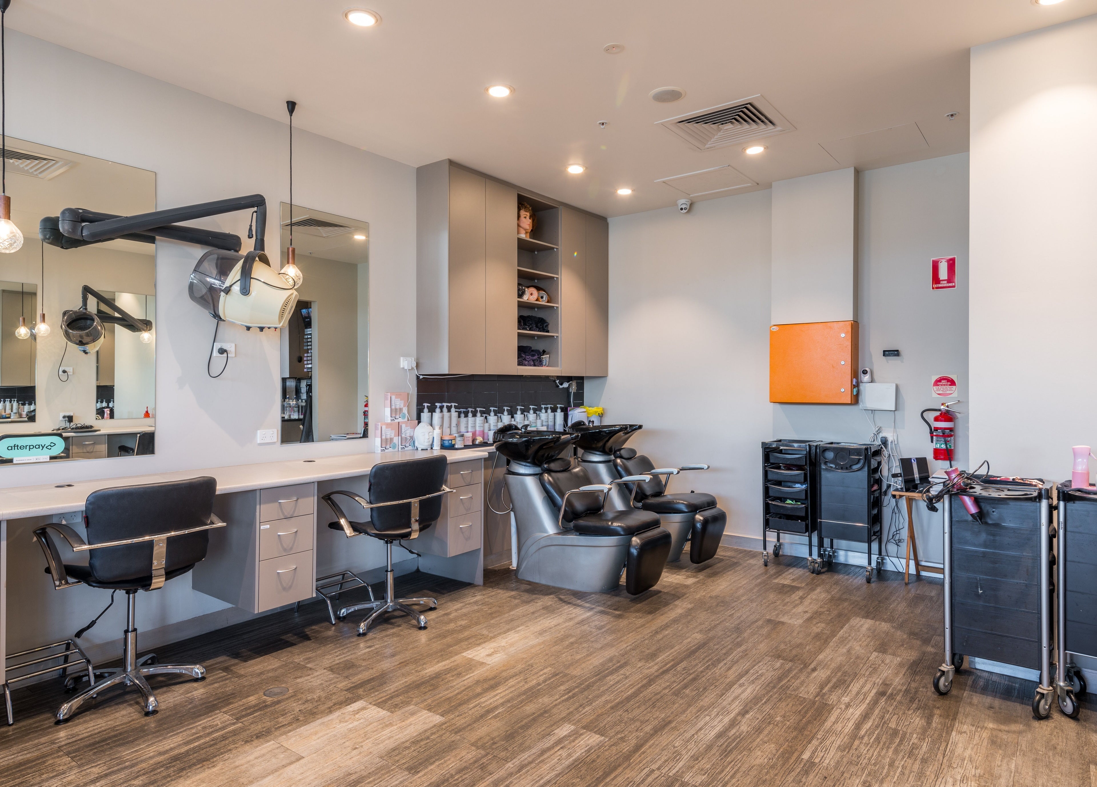 Modern salon interior at Redbank Plains - Gaye's Hair Fashions, located in Redbank Plains, Queensland, AU.