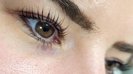 Close-up of expertly crafted lashes at Beauty by Lucy Elizabeth, Stoke-on-Trent, England, GB.
