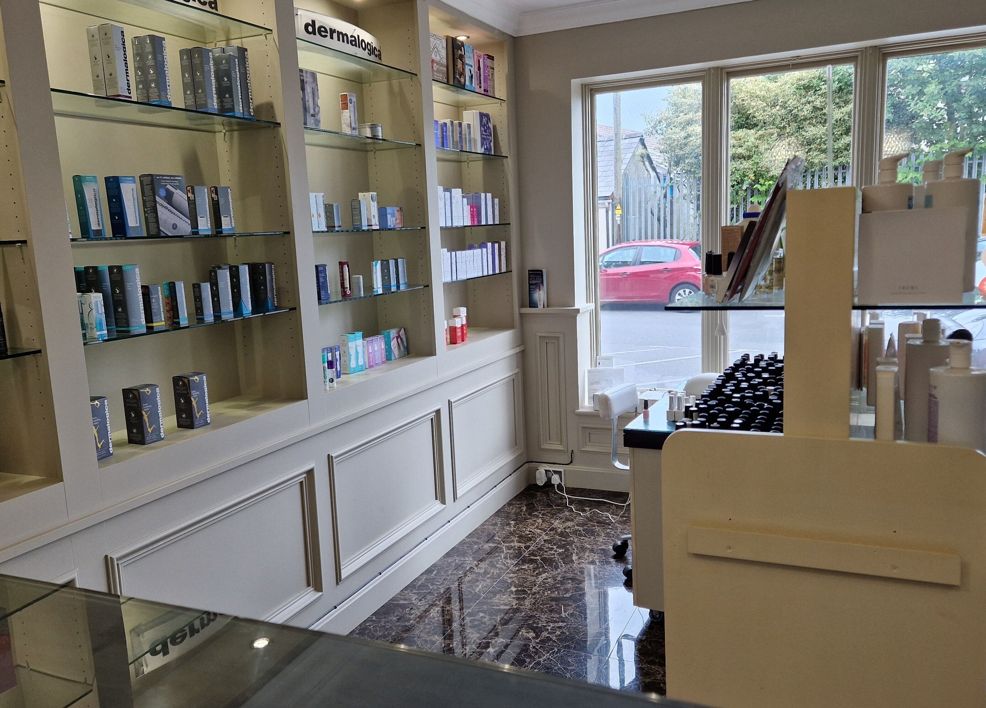 Product showcase at Kudos Beauty (Calla Lily), Kildare, County Kildare, IE with outside view.