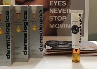 Dermalogica eye serum displayed at Kudos Beauty (Calla Lily), Kildare, County Kildare, IE.