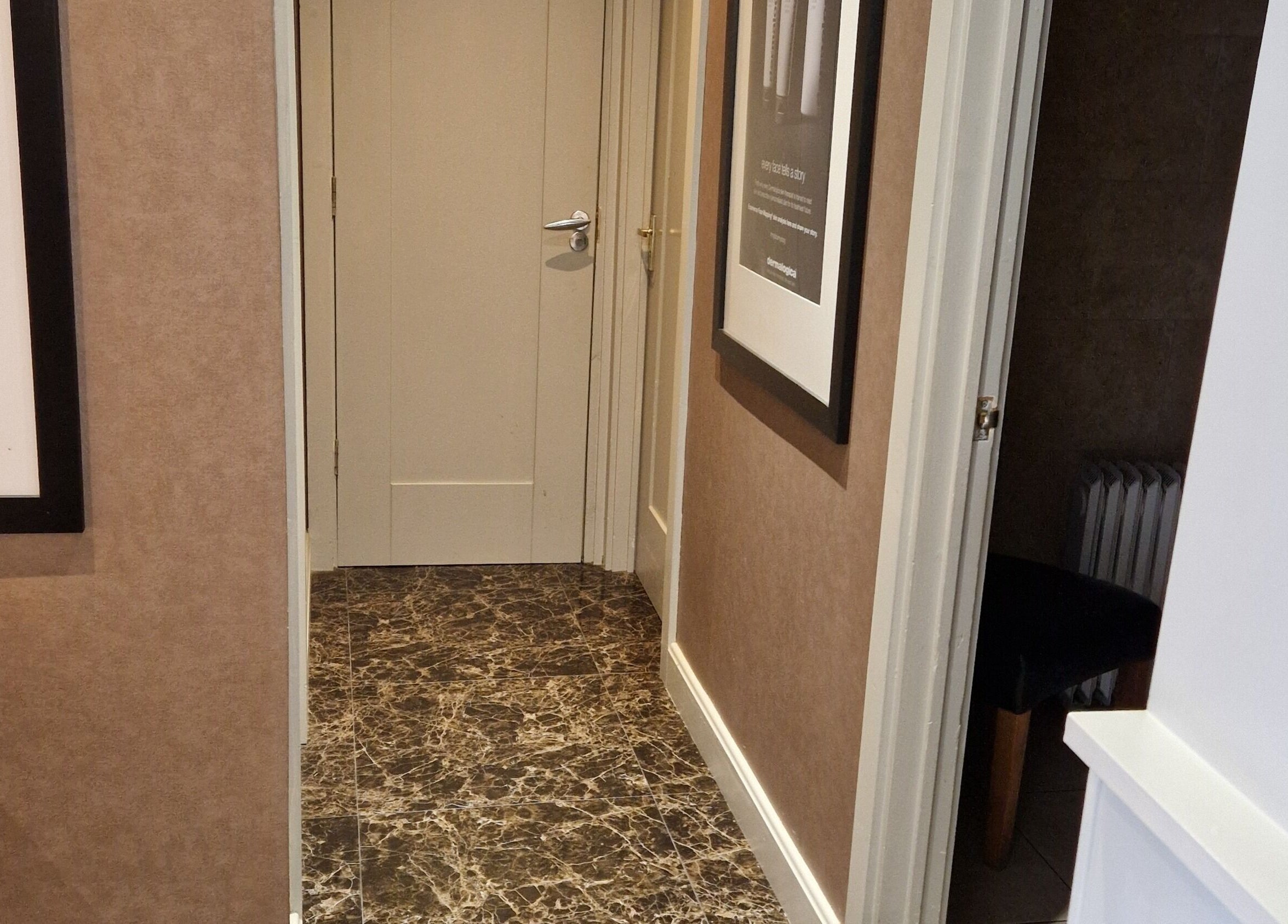 Stylish hallway at Kudos Beauty ( Calla Lily ) in Kildare, County Kildare, IE featuring elegant decor.